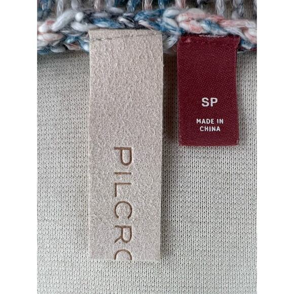 Anthropologie Pilcro Sweater Tee Size SP Oversized Short Sleeve Knit Beach - Picture 10 of 12